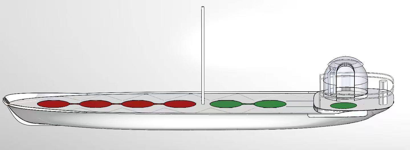 Electric Ship Top View